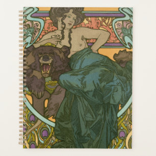 Agenda Sin título de Alphonse Mucha (1902)
