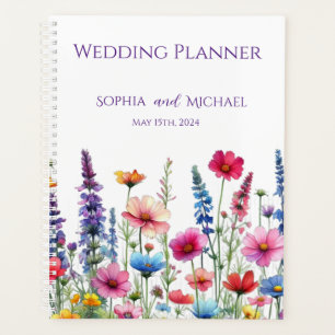 Agenda Sinfonía de Flores Silvestres-Boda-Planner