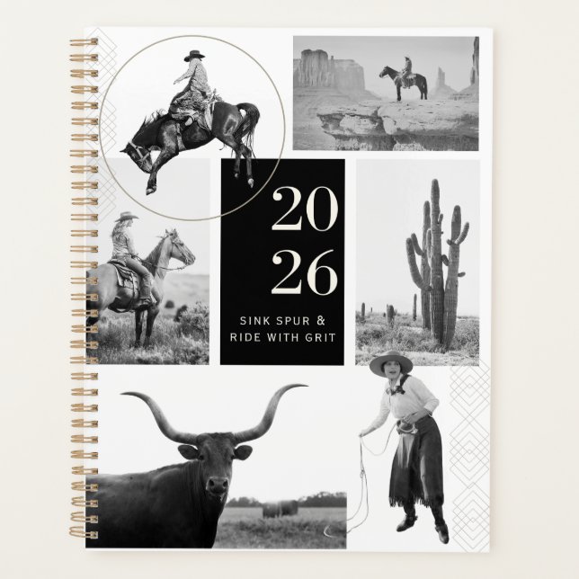 Agenda Sink Spur & Ride - 2026 Western Planner (Anverso)