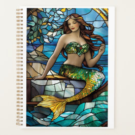Agenda Sirena de vidrio manchado