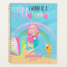 Sirena quiere ser periodista de unicornio Chica