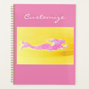 Agenda sirena rosa