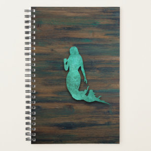 Agenda Sirena Rustica (Verde azulada)