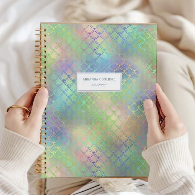 Agenda Sirenita personalizada Escala Shimmer arcoiris 202 (Subido por el creador)