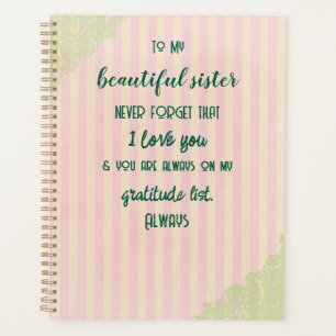 Agenda Sister Gratitude