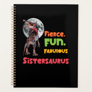 Agenda Sistersaurus Equipo de Dinos Hermanas Parejas Dise