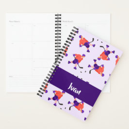 Agenda Skating ice hockey player pattern