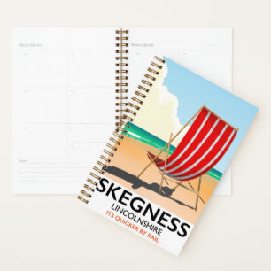 Agenda Skegness poster de playa de Lincolnshire