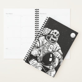 Agenda Skeleton Astronauta Spooky Skull
