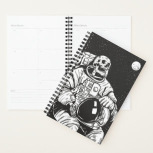 Agenda Skeleton Astronauta Spooky Skull