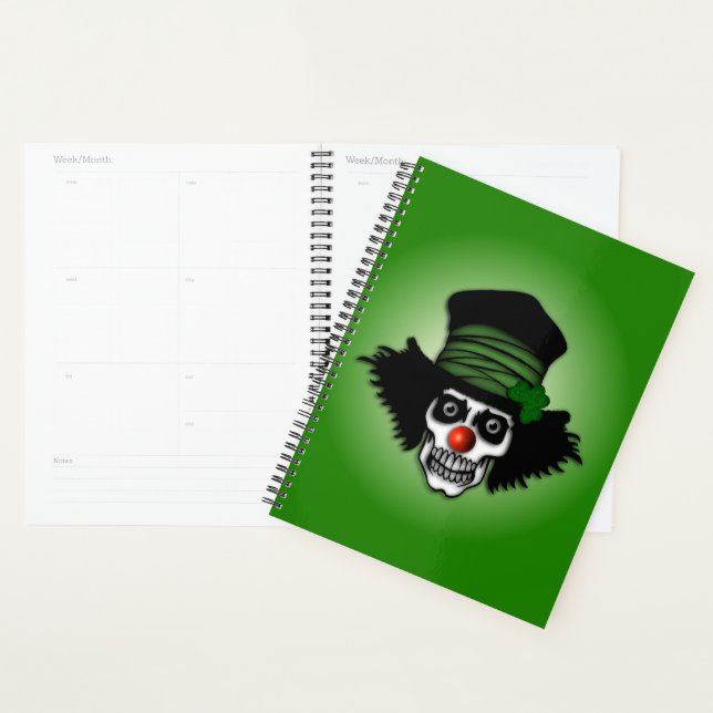 Agenda Skeleton Irlandés Clown Green (Demostración)