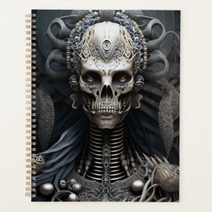 Agenda Skeleton Skull Monster Horror Planner