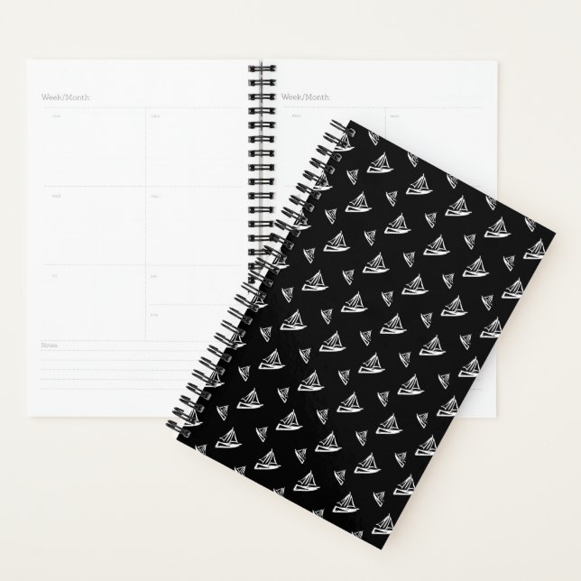 Agenda Sketchic Sailboat Pattern (Demostración)