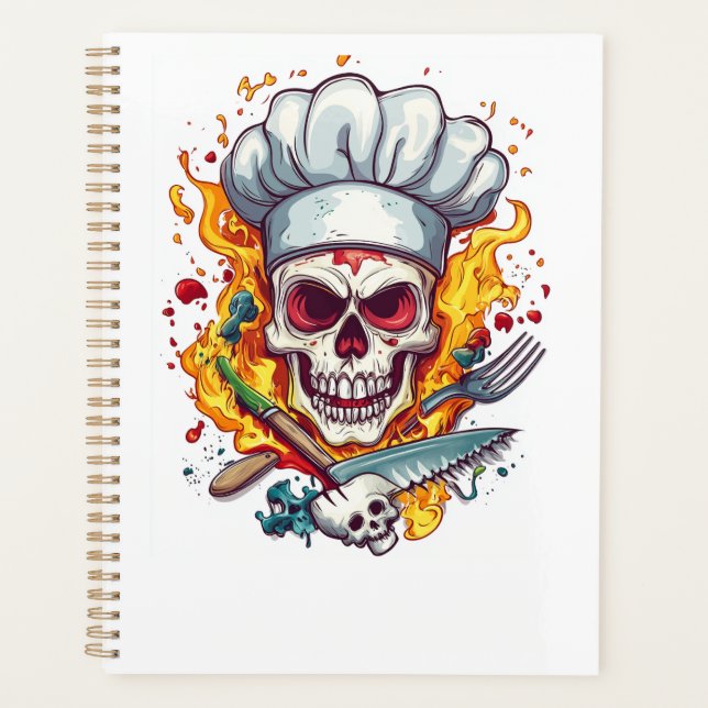 Agenda Skull Chef Kitchen Master (Anverso)