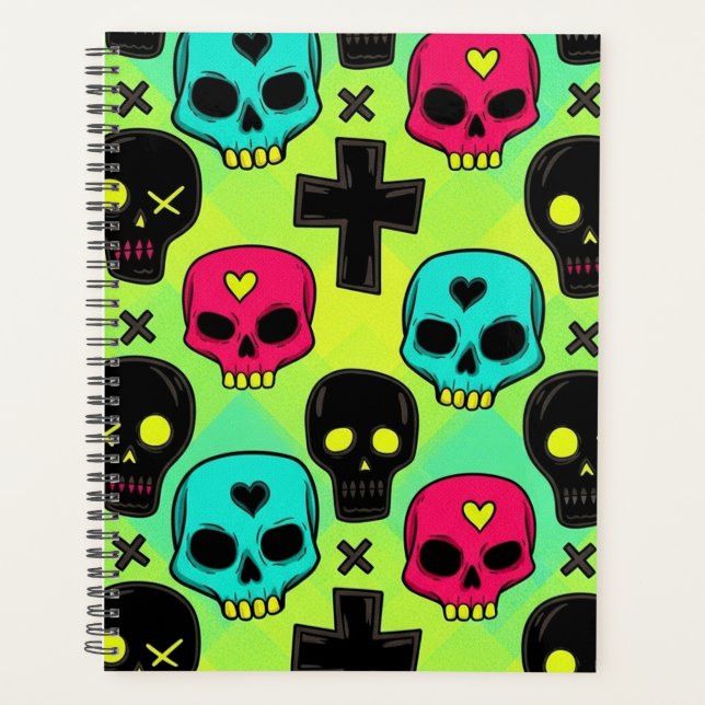 Agenda Skull Pattern Planner (Anverso)