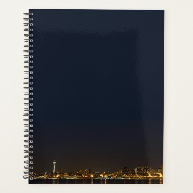 Agenda Skyline Seattle de noche (Anverso)