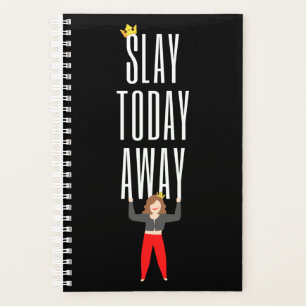 Agenda Slay Today Away Planner Black