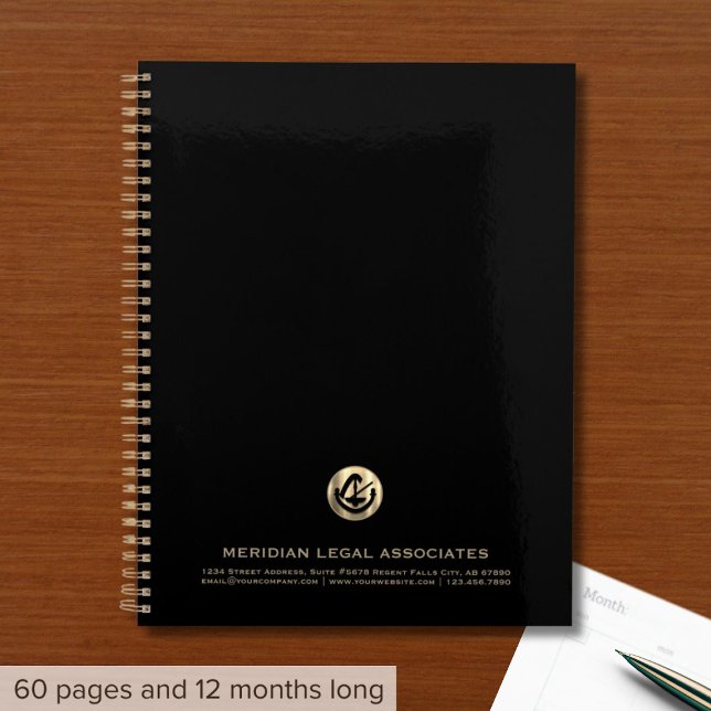 Agenda Sleek Black Business Planner (Subido por el creador)