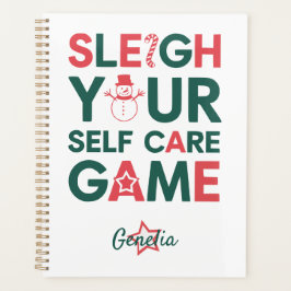 Agenda Sleigh Your Self Care Game Holiday:Personalizable