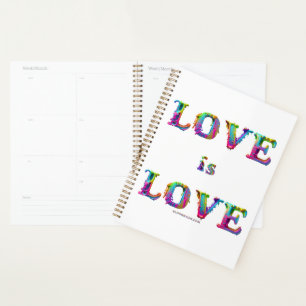 Agenda SlipperyJoe el amor es amor goteando derretido din