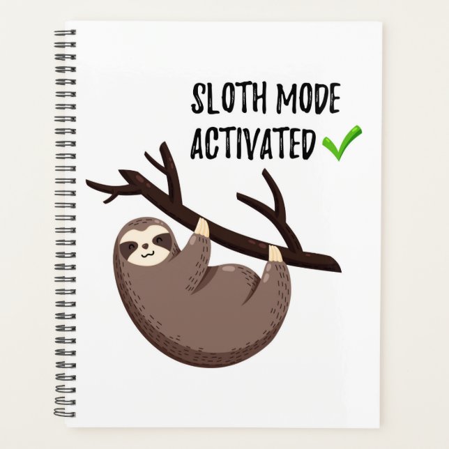 Agenda Sloth Says | Modo de ranura activado (Anverso)