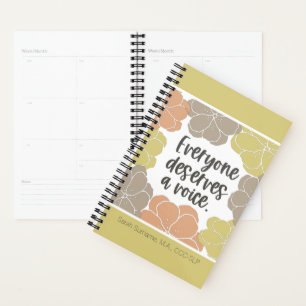 Agenda ¡SLP! Personalizado de planificación diaria