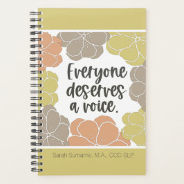 Agenda ¡SLP! Personalizado de planificación diaria