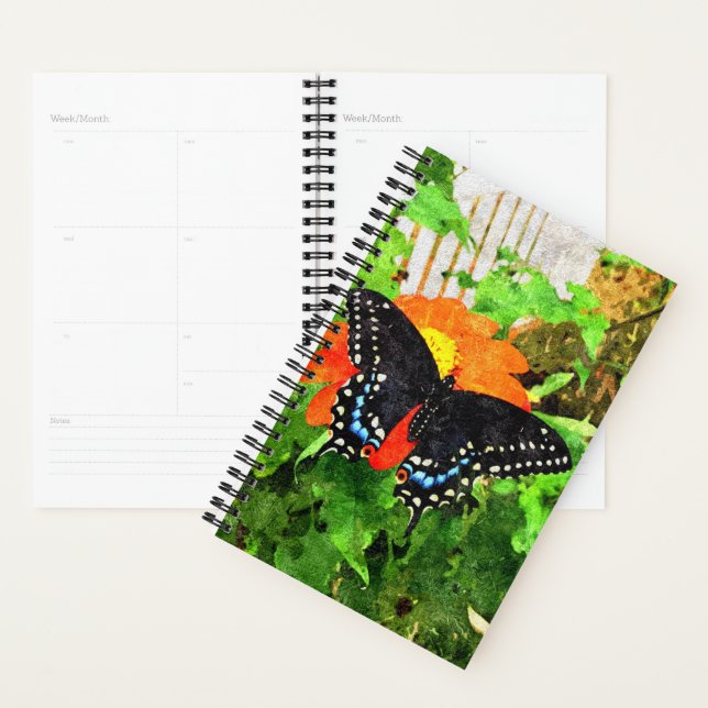 Agenda Sm Planner Black Swallowtail Graphic (Demostración)
