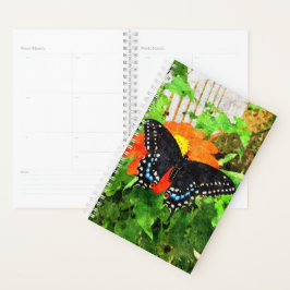 Agenda Sm Planner Black Swallowtail Graphic