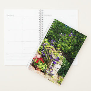 Agenda Sm Planner - Clematis morado en la pared