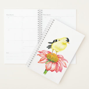 Agenda Sm Planner Goldfinch sobre la Confloración