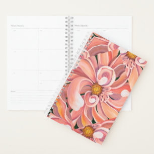 Agenda Sm Planner Peachy Dahlia