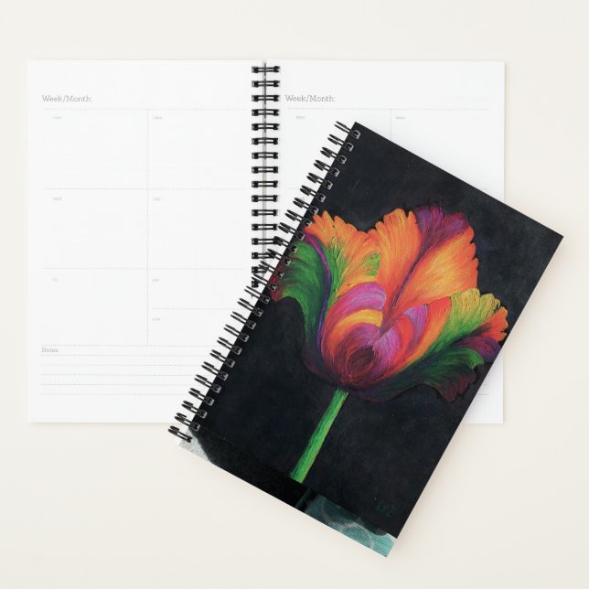 Agenda Sm Planner Rainbow Parrot Tulip (Demostración)