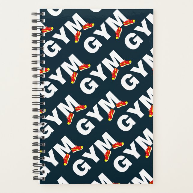 Agenda Sneakers de texto para gimnasio (Anverso)