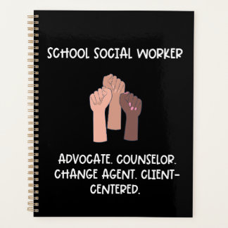 Agenda Social Worker Undated Planner Appreciation Gift