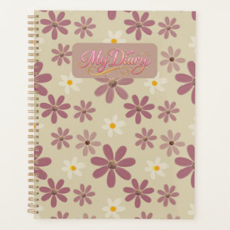 Agenda Soft Daisy Floral Pattern in Mauve & Cream Romanti