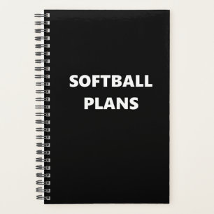 Agenda Softball Planner Planes de Softball