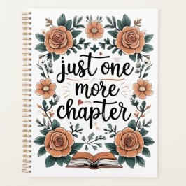 Agenda Solo un capítulo más – Amante de libros florales