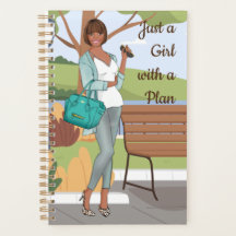 Solo Un Chica Con Un Plan | Diseño de Chica negro