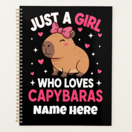 Agenda Sólo un Chica que ama a Capybaras