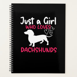 AGENDA SÓLO UN CHICA QUE AMA A LOS DACHSHUNDS