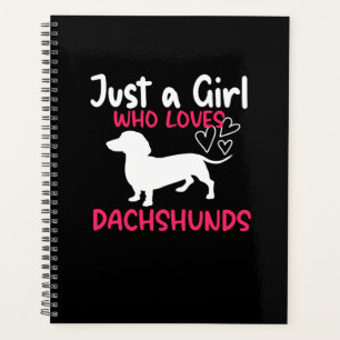 AGENDA SÓLO UN CHICA QUE AMA A LOS DACHSHUNDS