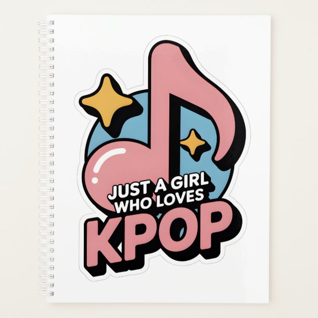 Agenda Solo un chica que ama el kpop (Anverso)