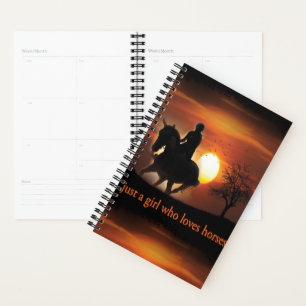 Agenda solo un chica que ama los caballos