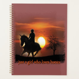 Agenda solo un chica que ama los caballos