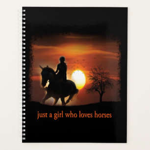 Agenda solo un chica que ama los caballos