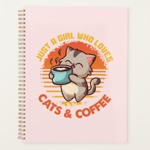 Agenda Sólo un Chica que ama los gatos y el café