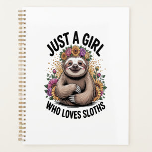 Agenda solo una chica que ama a los perezosos