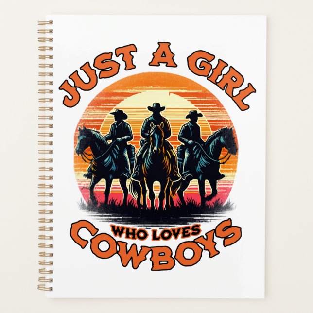 Agenda Solo una chica que ama a los vaqueros (Anverso)