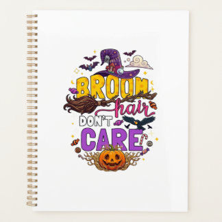 Agenda Sombrero de bruja de Halloween Cabello de escoba N